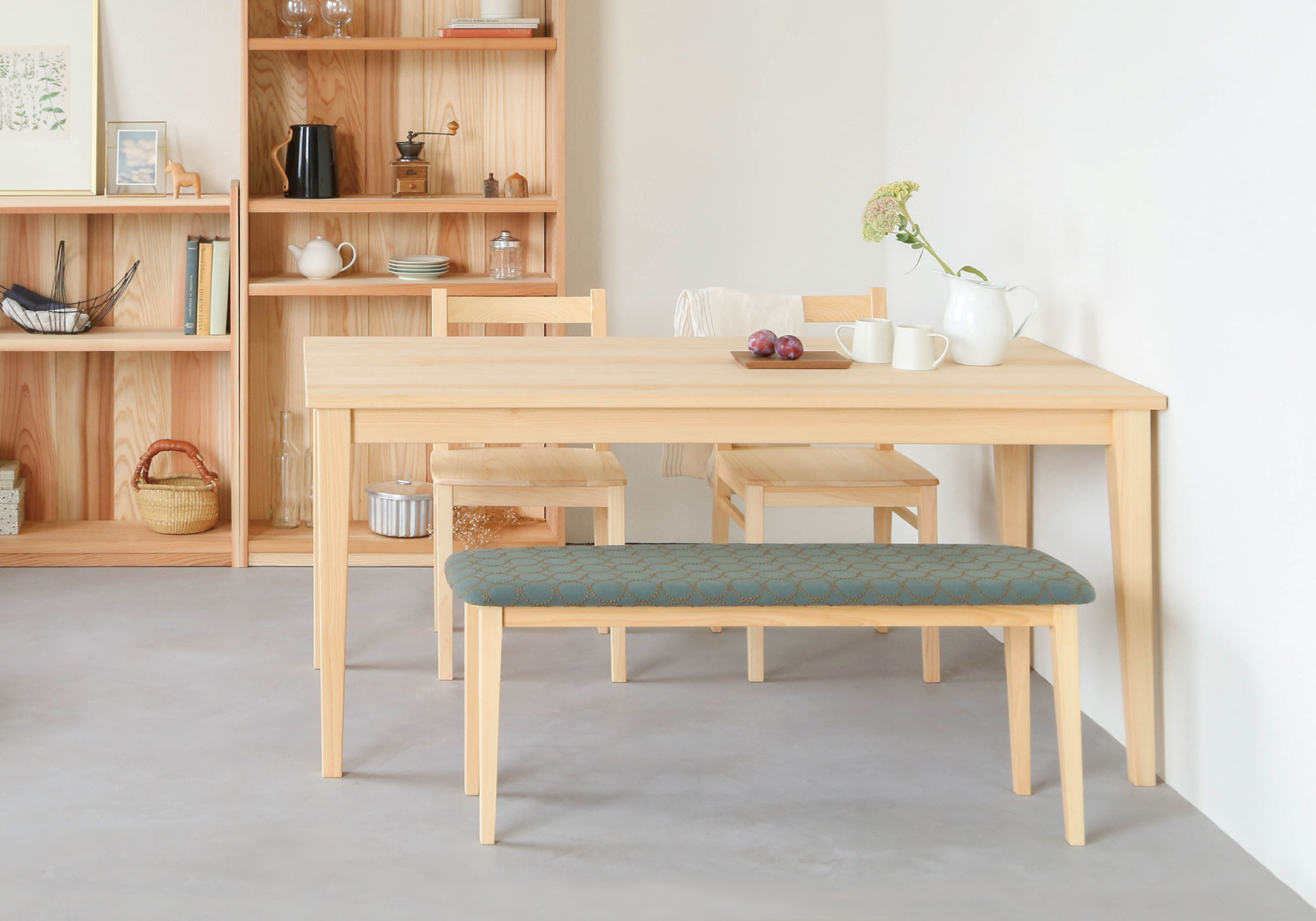 ダイニングテーブル D hinoki | 日本の木を大切にした学習机・家具の専門店キシル
