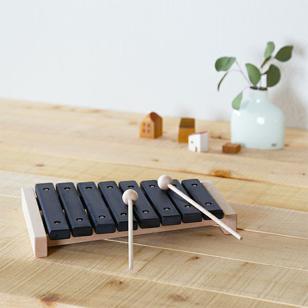 楽器 木琴 木育 木のおもちゃ おもちゃ ナチュラル かえで カエデ 楓 メープル 無垢材 木製 天然 天然素材 北欧 日本製 国産 XYLo