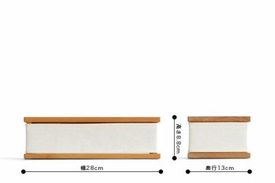 雑貨　ティッシュケース　帆布　ひのき