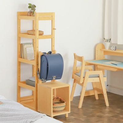 置くだけで仕切れる収納棚<br>オープンラック 50 / キッズチェアA<br>nvovoデスク K100 limited’23 / ハシゴ