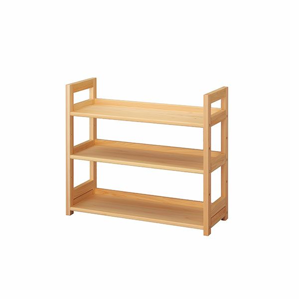 CIBONE オーク無垢材 LINE SHELF オープンラック シェルフ - 収納家具