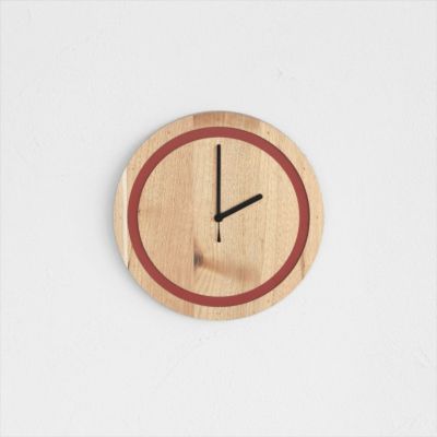 clock ring hinoki | 日本の木を大切にした学習机・家具の専門店