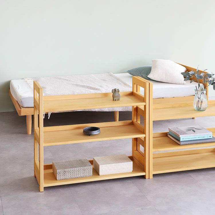 部屋をゆるやかに分ける収納<br>オープンラック ハーフ 80 / ベッドF スタンダード S